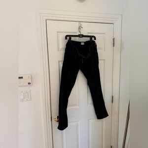 Men's Black Straight Jeans